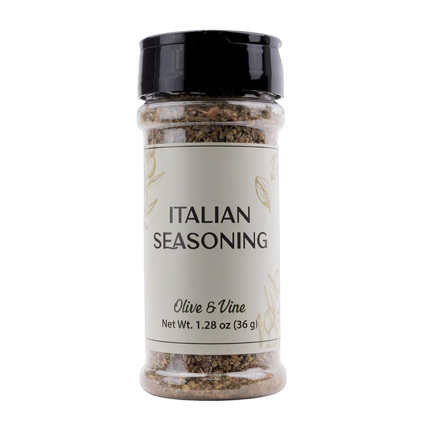 Olive & Vine Italian Seasoning, Herb Blend, Use in Pasta, Pizza, Salads, Rich Tradition, Authentic Taste, For Global Recipes (2.4 Ounce)