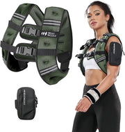 Weighted Vest Woman 5 12 15 20 25 30 lb Weight Vest with Ironsand for Walking Strength Training Running Workout
