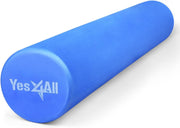 Yes4All EVA Firm Foam Roller for Back - Round Back Roller for Exercise, Yoga & Pilates 12/18/24/36 inch