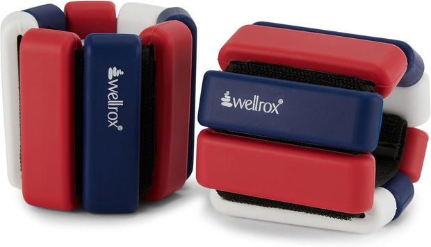 Weighted Bangles – Adjustable Ankle and Wrist Weights for Women & Men – Set of Ankle Weights 2 lbs (1 lb Each Wrist Weight) | Weighted Arm Bands for Pilates, Yoga, Running & Walking