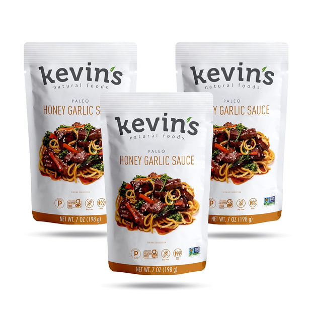 Kevin's Natural Foods Orange Sauce - Keto and Paleo Simmer Stir-Fry Sauce, Gluten Free, No Preservatives, Non-GMO - 3 Pack