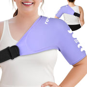 REVIX Shoulder Ice Pack Wrap for Rotator Cuff and Arm, Reusable Gel Cold Wrap with Compression for Targeted Area, Soothing Discomfort & Fatigue, Easy to Put On & Take Off, Flexible Fit for Men & Women