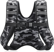 ZELUS Weighted Vest, 6lb/8lb/12lb/16lb/20lb/25lb/30lb Weight Vest with Reflective Stripe for Workout, Strength Training, Running, Fitness, Muscle Building, Weight Loss, Weightlifting