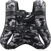 ZELUS Weighted Vest, 6lb/8lb/12lb/16lb/20lb/25lb/30lb Weight Vest with Reflective Stripe for Workout, Strength Training, Running, Fitness, Muscle Building, Weight Loss, Weightlifting