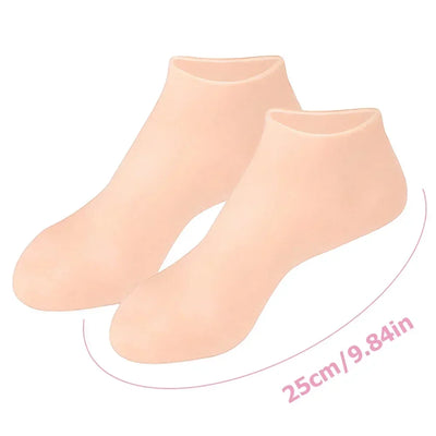 Silicone Moisturizing Socks Exfoliating Gel Heel Socks Callus Cracked Dead Skin Remove Protector Foot Care Moisturizing Gel Sock
