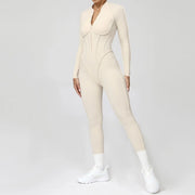 Yoga Suit Gym Set Women Training Sportswear Fitness Long Sleeved Sports Jumpsuit Women Push Up Female Workout Clothes Bodysuits