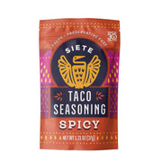 Siete Mild Taco Seasoning Mix | Gluten Free | Vegan | Paleo | Preservative Free | Whole 30 Approved (1 Packet)