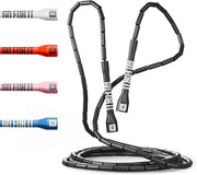 Sportbit Elite Beaded Jump Rope - Adjustable Speed Rope for Fitness, CrossFit, Boxing - Tangle-Free, Lightweight