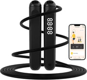 Jump Rope With Counter and App - Tangle-Free Rapid Speed Skipping Rope for Fitness, Home Exercise, Workout - Gifts for Adults, Women, Men, Kids