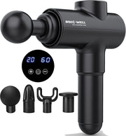 Massage Gun Deep Tissue - Back Muscle Massager w/High Torque Motor for Back Pain, Shoulder, Neck, Body, All Muscles Recover & Massage