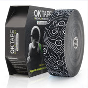 (2in X 103 Feet) OK TAPE PRO Bulk Kinesiology Tape, Original Elastic Latex Free Kinesiology Therapeutic Tape, Free Cut Printed