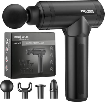 Massage Gun Deep Tissue - Back Muscle Massager w/High Torque Motor for Back Pain, Shoulder, Neck, Body, All Muscles Recover & Massage