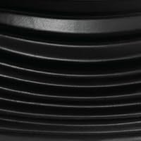 Oceanfoam Ripple Travel Foam Roller (11" x 3.35") Firm Mini Foam Roller for Physical Therapy, Deep Tissue Massage, Back Pain - High Density, Ergonomic Wave Textured - Yoga, Exercise (Black Marbled)