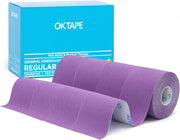OK TAPE Kinesiology Tape, Regular Original Cotton Elastic Athletic Tape for Support and Recovery, Sports Tape, 2in×16.4ft Uncut Roll - Pink