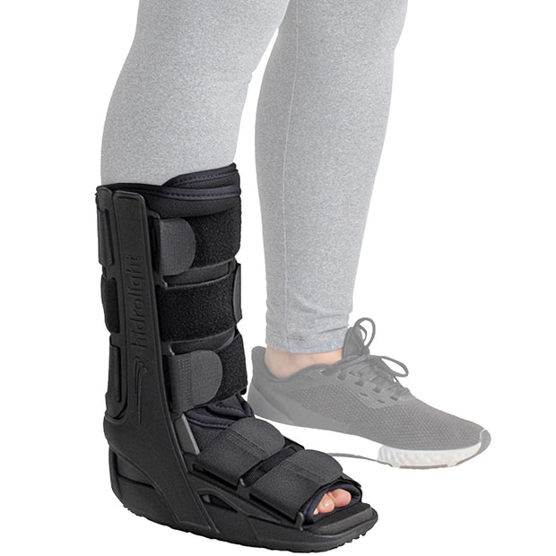Short Immobilizing Boot - Walking Boot for Broken Foot, Ankle Brace for Men & Women, Fracture Boot, Ankle Support Stabilizer, Medical Supplies - Fits Left and Right - Black, L