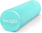 Yes4All EVA Firm Foam Roller for Back - Round Back Roller for Exercise, Yoga & Pilates 12/18/24/36 inch