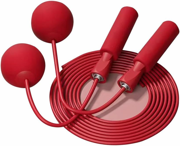 Weighted Jump Rope Without Rope Skipping Rope No Line Speed Rope Cordless For Fitness Workout Anywhere Ropeless Bod Rope for Exercise Training Beachbody Build
