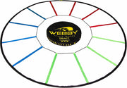 Webby Agility Trainer – Circle Speed and Agility Ladder for High Intensity Reactive Footwork Drills and Skills – A Circular Piece of Reaction Training Equipment That Changes The Way You Move
