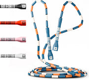 Sportbit Elite Beaded Jump Rope - Adjustable Speed Rope for Fitness, CrossFit, Boxing - Tangle-Free, Lightweight