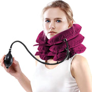 Neck Stretcher, Cervical Traction Device, Neck Traction Device, Adjustable Inflatable Neck Braces for Neck Pain and Support, Neck Stretcher Cervical Traction, Neck Decompression Home Use (Gray)