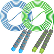 Jump Rope for Kids - Adjustable Soft Skipping Rope with Skin-Friendly Foam Handles for Kids, Boys, Girls, Children - Outdoor Fun Activity, Great Party Favor, Exercise Activity & Fitness