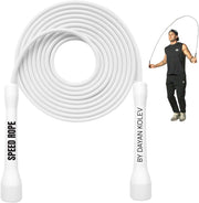 Speed Jump Rope by Dayan Kolev, 5mm PVC Skipping Rope, Great for Beginners and Advanced Athlets, Designed for Fitness, Cardio, Boxing & CrossFit, Adjustable length with Unbreakable Handles