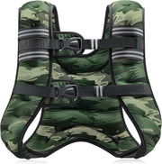 ZELUS Weighted Vest, 6lb/8lb/12lb/16lb/20lb/25lb/30lb Weight Vest with Reflective Stripe for Workout, Strength Training, Running, Fitness, Muscle Building, Weight Loss, Weightlifting