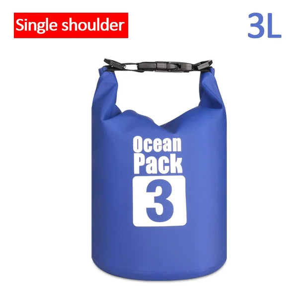 Waterproof PVC Dry Bag for Women Men 2L/5L/10L/15L/20L/30L Outdoor Sport Storage Bag for Kayaking, Boating, Fishing, Swimming