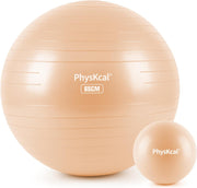 Yoga Ball for Exercise, Pilates Set, 4 Sizes Fitness Ball for Workout, Birthing, Pregnancy, Physical Therapy- Pump Included