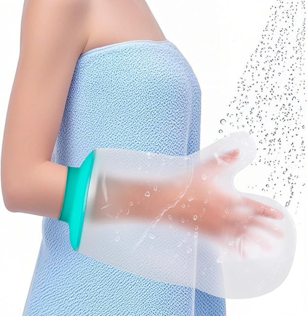 Waterproof Leg Cast Cover for Showering, Reusable Shower Sleeve for Lower Leg After Surgery, Watertight Non-Slip Adult Fracture Protector Bag, Water Proof Medical Covers for Calf/Ankle/Wound/Bandages