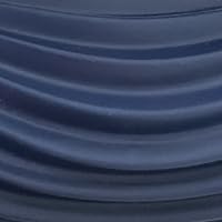 Oceanfoam Tidal Roller - Black - Muscle Massage Foam Roller for Back Pain & Stretching - Firm and Ergonomic Wide Wave Textured - Yoga, Athletics, & Wellness - Full Size, 20" x 5"