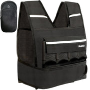 Weighted Vest for Men and Women, 2-18lb Vest with 16 Ironsand Weights for Home Workouts, Adjustable Body Weight Vest Exercise Set for Strength Training, running, walking, Cardio