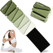 Wrist Weights for Women At Home Ankle Weights Set of 2 (1 lb /2 Lbs Each) Adjustable Weighted Wristbands Arm Leg Weights for Women Men Suitable for Walking Swimming Running Pilates Yoga Gym