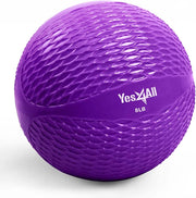 Yes4All Weighted Toning Balls for Exercise, Soft Medicine Balls for Exercise, Pilates, Yoga, Balance, Flexibility, 2-10lbs